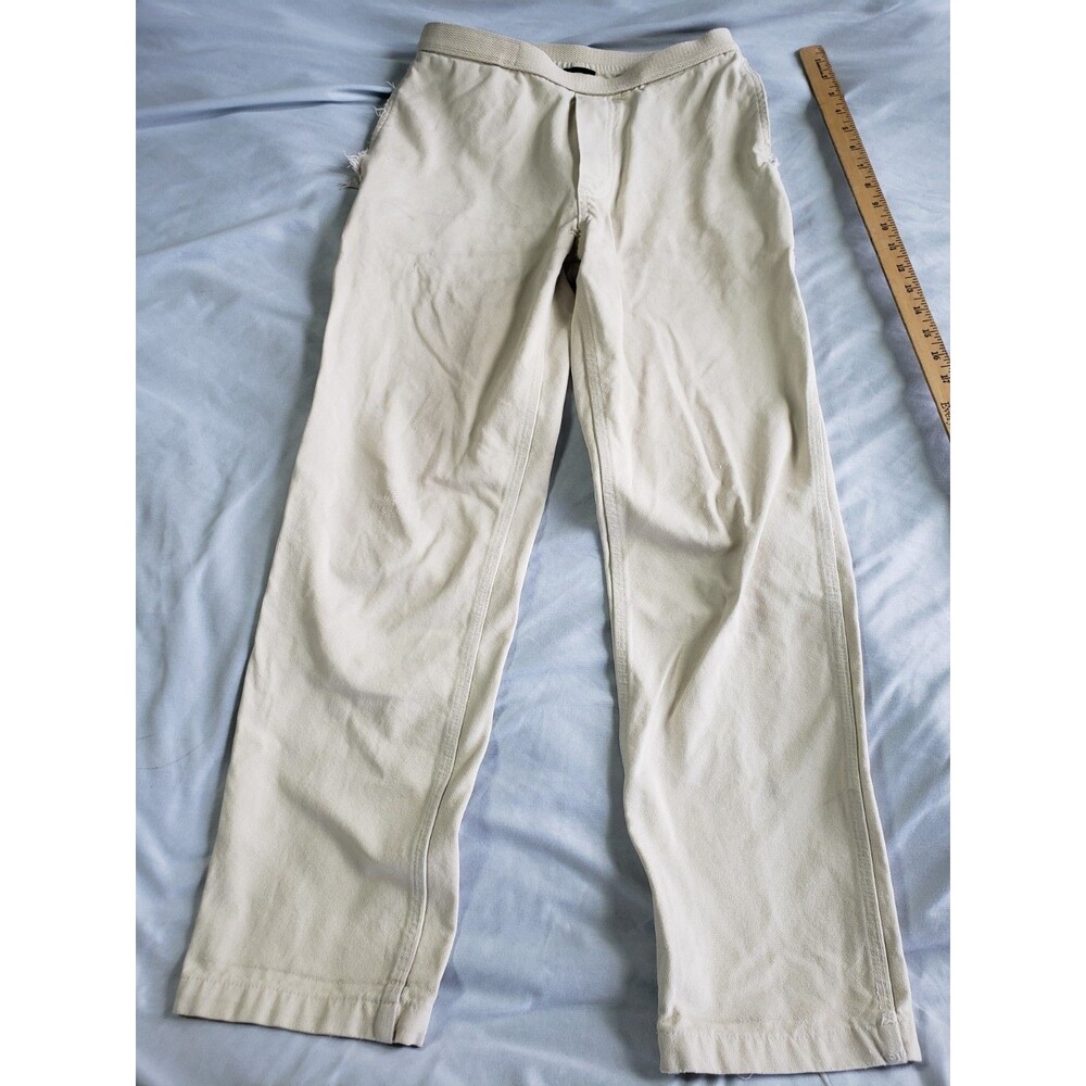 Brain Dead Mens Size XS Extra Small Canvas Work Pants Carpenter Painter
